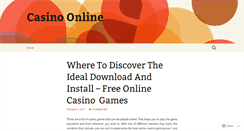 Desktop Screenshot of casinoukonline.wordpress.com