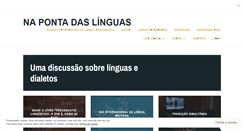 Desktop Screenshot of napontadaslinguas.wordpress.com