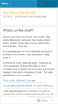 Mobile Screenshot of everyfavoritebook.wordpress.com