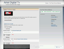 Tablet Screenshot of digitaltvairtel.wordpress.com
