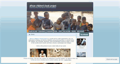 Desktop Screenshot of africanchildrensbookproject.wordpress.com