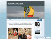 Tablet Screenshot of africanchildrensbookproject.wordpress.com