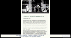 Desktop Screenshot of kursyfotoeu.wordpress.com