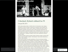 Tablet Screenshot of kursyfotoeu.wordpress.com