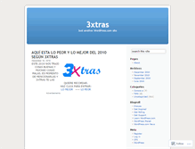 Tablet Screenshot of 3xtras.wordpress.com