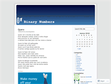 Tablet Screenshot of binarynumbers.wordpress.com