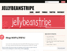 Tablet Screenshot of jellybeanstripe.wordpress.com