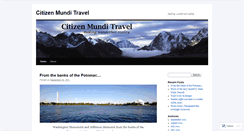 Desktop Screenshot of citizenmunditravel.wordpress.com