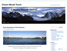 Tablet Screenshot of citizenmunditravel.wordpress.com