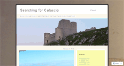 Desktop Screenshot of calascio123.wordpress.com