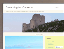 Tablet Screenshot of calascio123.wordpress.com