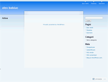 Tablet Screenshot of alexbb.wordpress.com