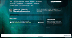 Desktop Screenshot of eveshamtwpea.wordpress.com