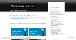 Desktop Screenshot of professorjordao.wordpress.com