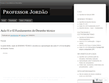 Tablet Screenshot of professorjordao.wordpress.com