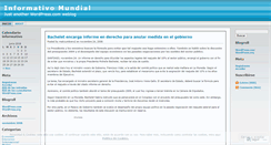 Desktop Screenshot of informativomundial.wordpress.com