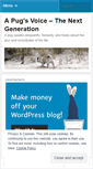 Mobile Screenshot of masonpug.wordpress.com