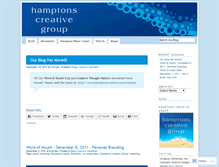 Tablet Screenshot of hamptonscreative.wordpress.com