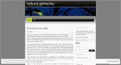 Desktop Screenshot of fireflyandlightningbug.wordpress.com