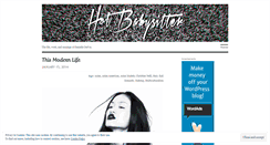 Desktop Screenshot of hotbabysitter.wordpress.com