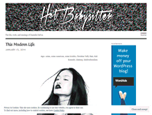 Tablet Screenshot of hotbabysitter.wordpress.com