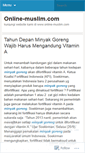Mobile Screenshot of onlinemuslim.wordpress.com