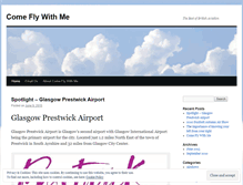 Tablet Screenshot of flywithme54.wordpress.com