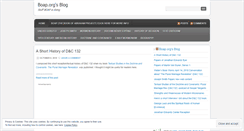 Desktop Screenshot of boaporg.wordpress.com