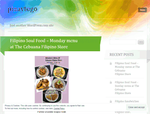 Tablet Screenshot of pinaytogo.wordpress.com