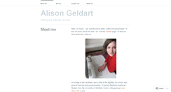 Desktop Screenshot of alisongeldarteditorial.wordpress.com