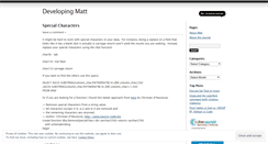 Desktop Screenshot of mattclingan.wordpress.com