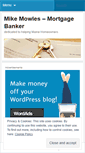 Mobile Screenshot of mikemowles.wordpress.com