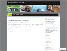 Tablet Screenshot of buildinganark.wordpress.com