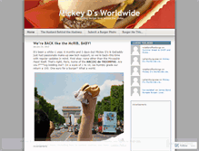 Tablet Screenshot of mickeydsworldwide.wordpress.com