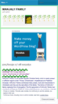Mobile Screenshot of manjalyfamily.wordpress.com