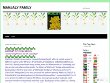 Tablet Screenshot of manjalyfamily.wordpress.com