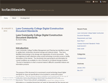 Tablet Screenshot of lccfacilitiesinfo.wordpress.com