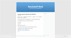 Desktop Screenshot of kezzoker.wordpress.com