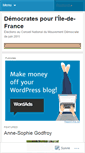 Mobile Screenshot of democratespourlidf.wordpress.com