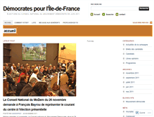 Tablet Screenshot of democratespourlidf.wordpress.com