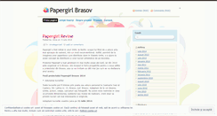 Desktop Screenshot of papergirlbrasov.wordpress.com