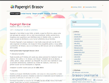 Tablet Screenshot of papergirlbrasov.wordpress.com