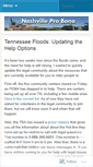 Mobile Screenshot of nashvilleprobono.wordpress.com