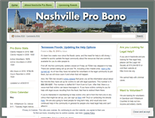 Tablet Screenshot of nashvilleprobono.wordpress.com