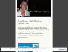 Tablet Screenshot of dougmissing.wordpress.com