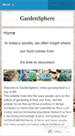 Mobile Screenshot of gardensphere.wordpress.com