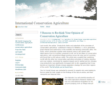 Tablet Screenshot of conservationag.wordpress.com