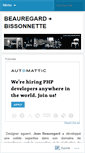 Mobile Screenshot of beauregardbissonnette.wordpress.com