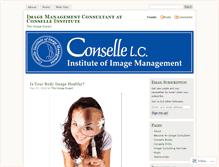 Tablet Screenshot of conselleimageconsultant.wordpress.com