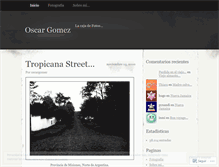 Tablet Screenshot of oscargomez.wordpress.com